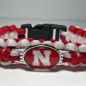 NEBRASKA CORNHUSKERS NCAA Braided Paracord NEW!!
